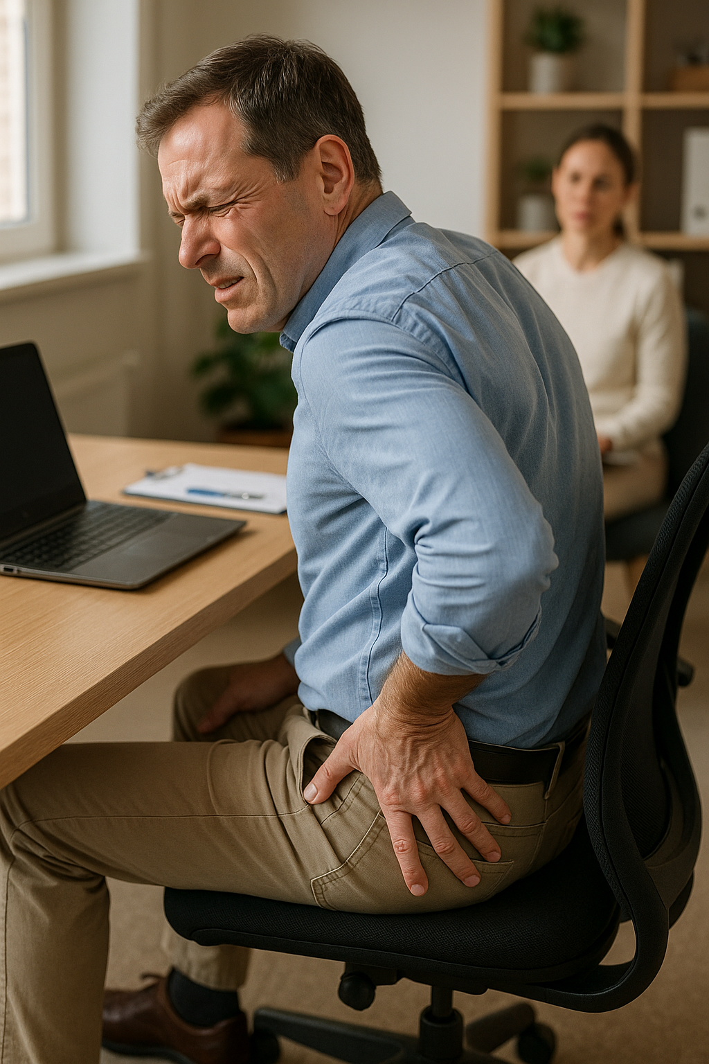 Wenn das Piriformis-Syndrom nicht verschwindet: Wege aus der Schmerzspirale finden - Illustration