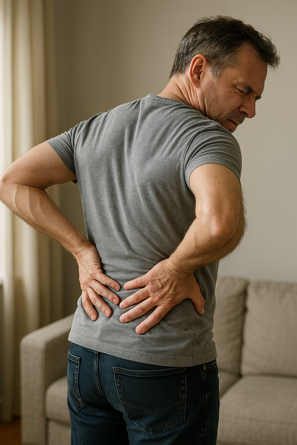 Lass Rückenschmerzen nicht dein Leben bestimmen - Illustration