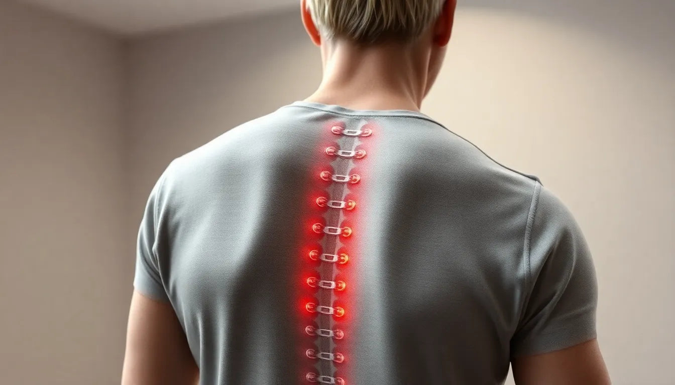 Übungsleser aufgepasst: effektive übungen bei einem bandscheibenvorfall der lendenwirbelsäule - Illustration