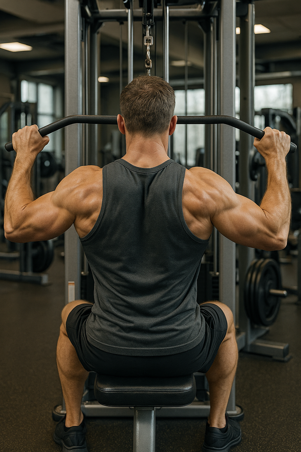 Rückenübungen im Fitnessstudio: die besten Übungenleser für einen starken Rücken - Illustration