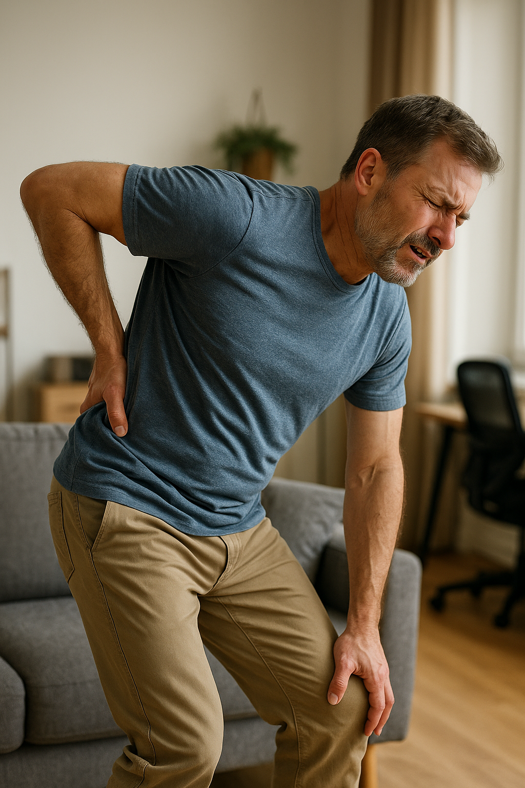 Schmerzfrei in Bewegung: Tipps für den unteren Rücken - Illustration