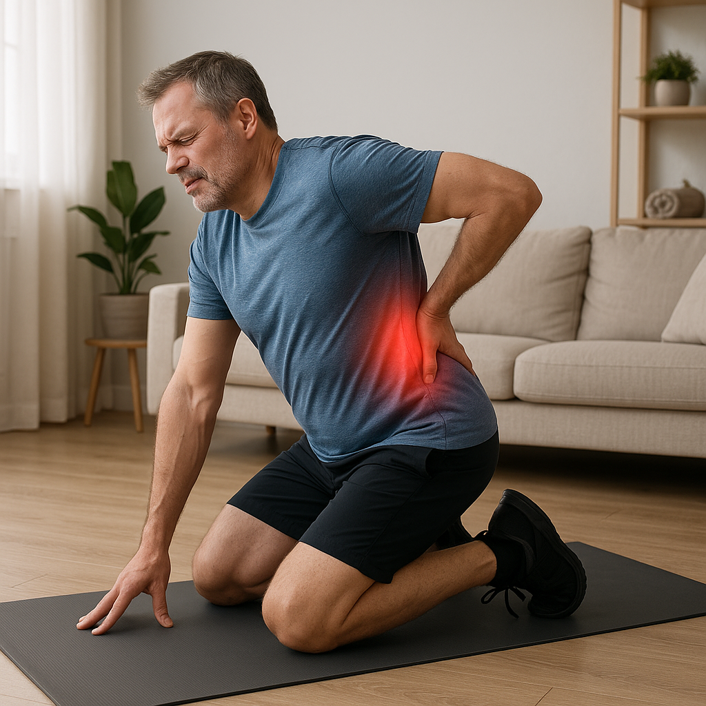 Schmerzfrei durch den Tag: effektive Übungen bei Rückenschmerzen - Illustration