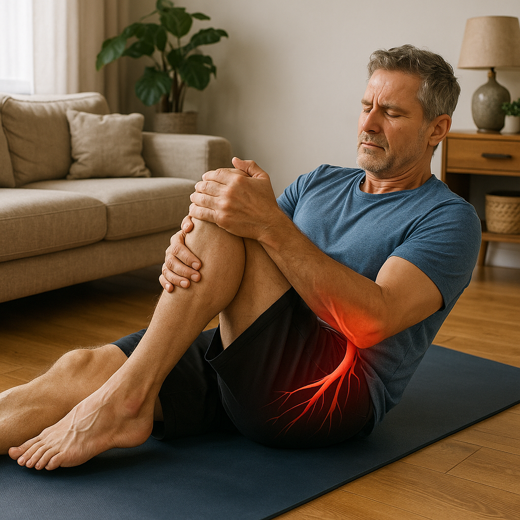 Übungsleser aufgepasst: effektive Übungen für den Ischiasnerv, die Schmerzen lindern - Illustration