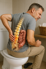 Verstopfung und Rückenschmerzen: Die unterschätzte Verbindung, die Sie kennen sollten