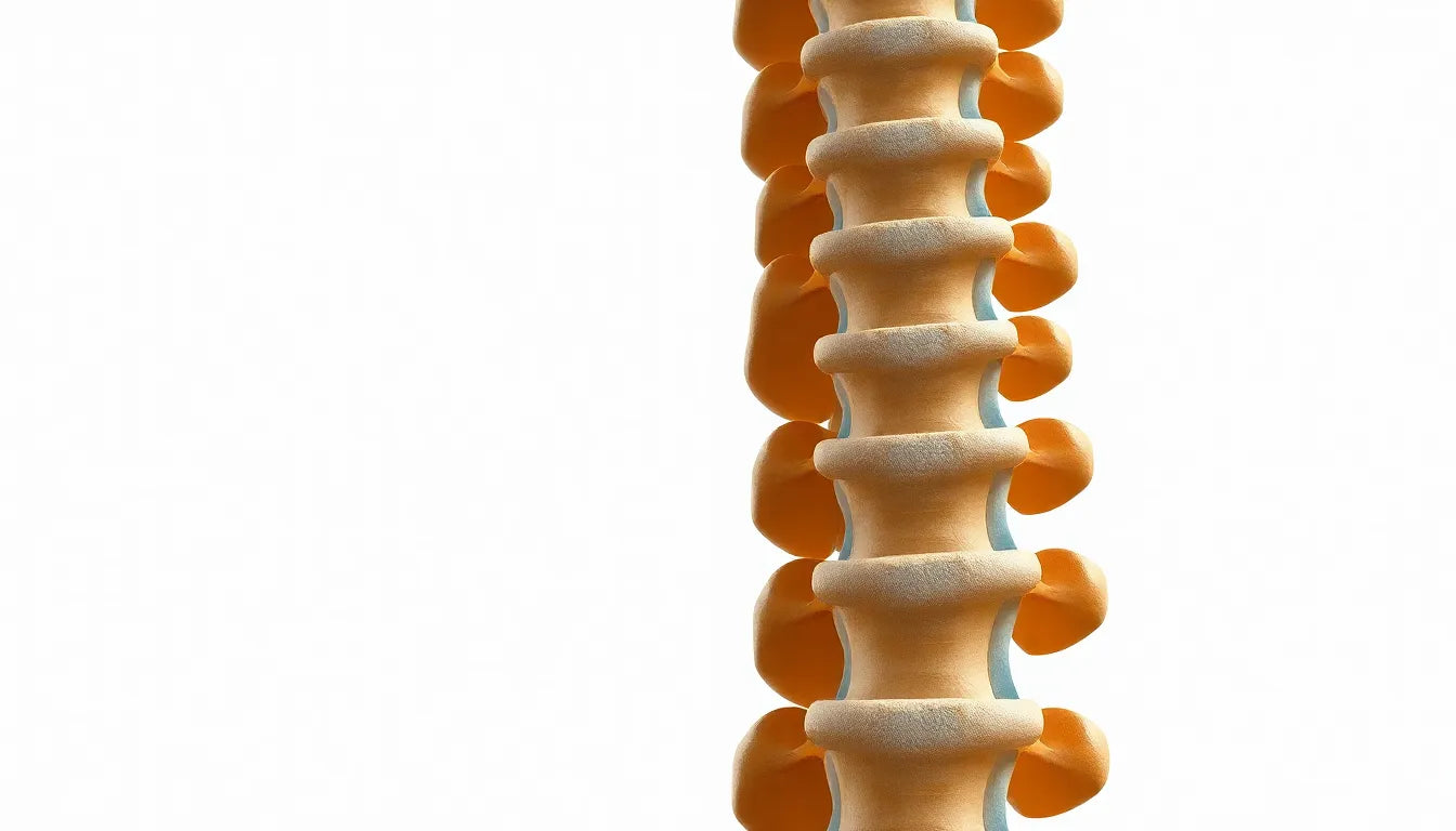 Übungsleser entdecken die Geheimnisse der lendenwirbel anatomie - Illustration