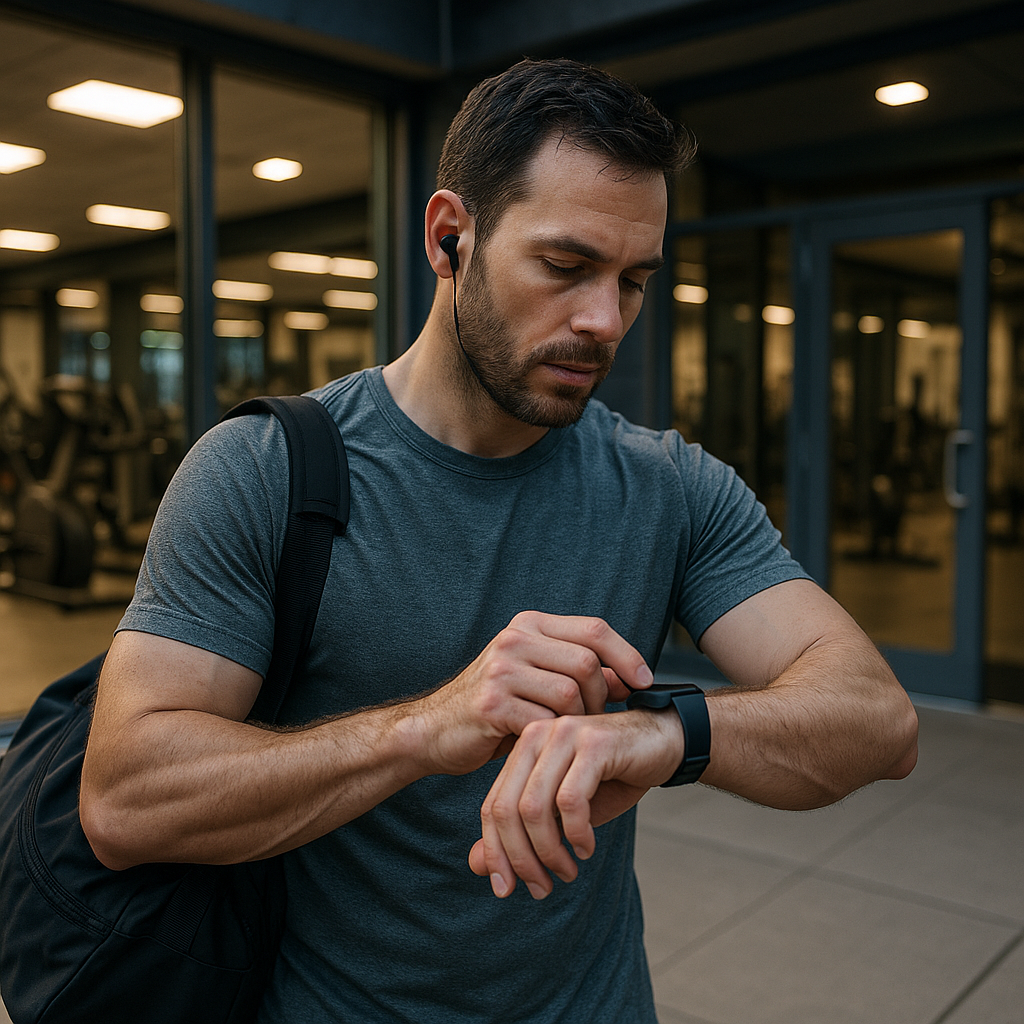 Entdecke die besten Trainingszeiten für deinen Alltag im Fitnessstudio - Illustration
