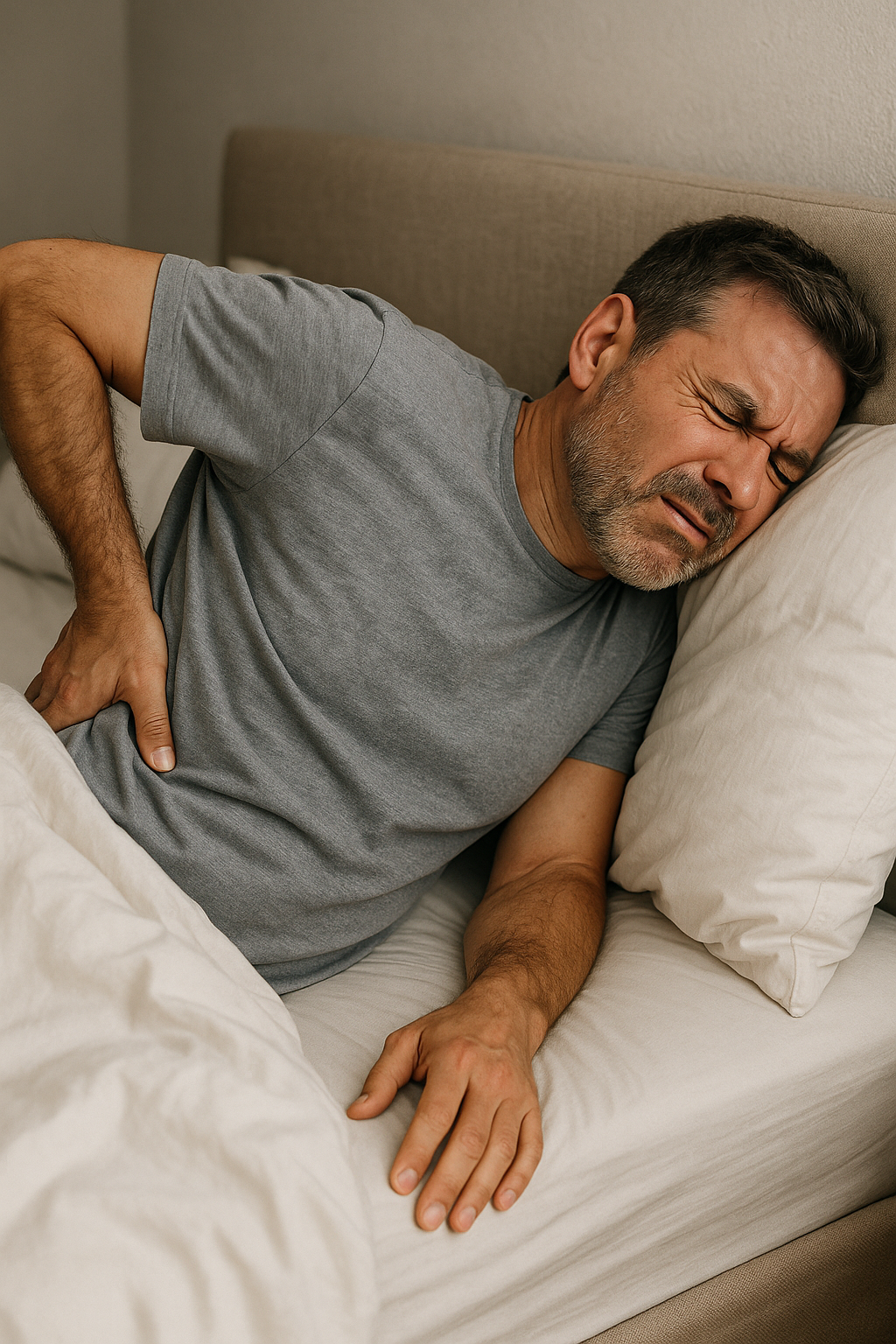 Rückenschmerzen im Liegen: Tipps für eine schmerzfreie Nacht - Illustration