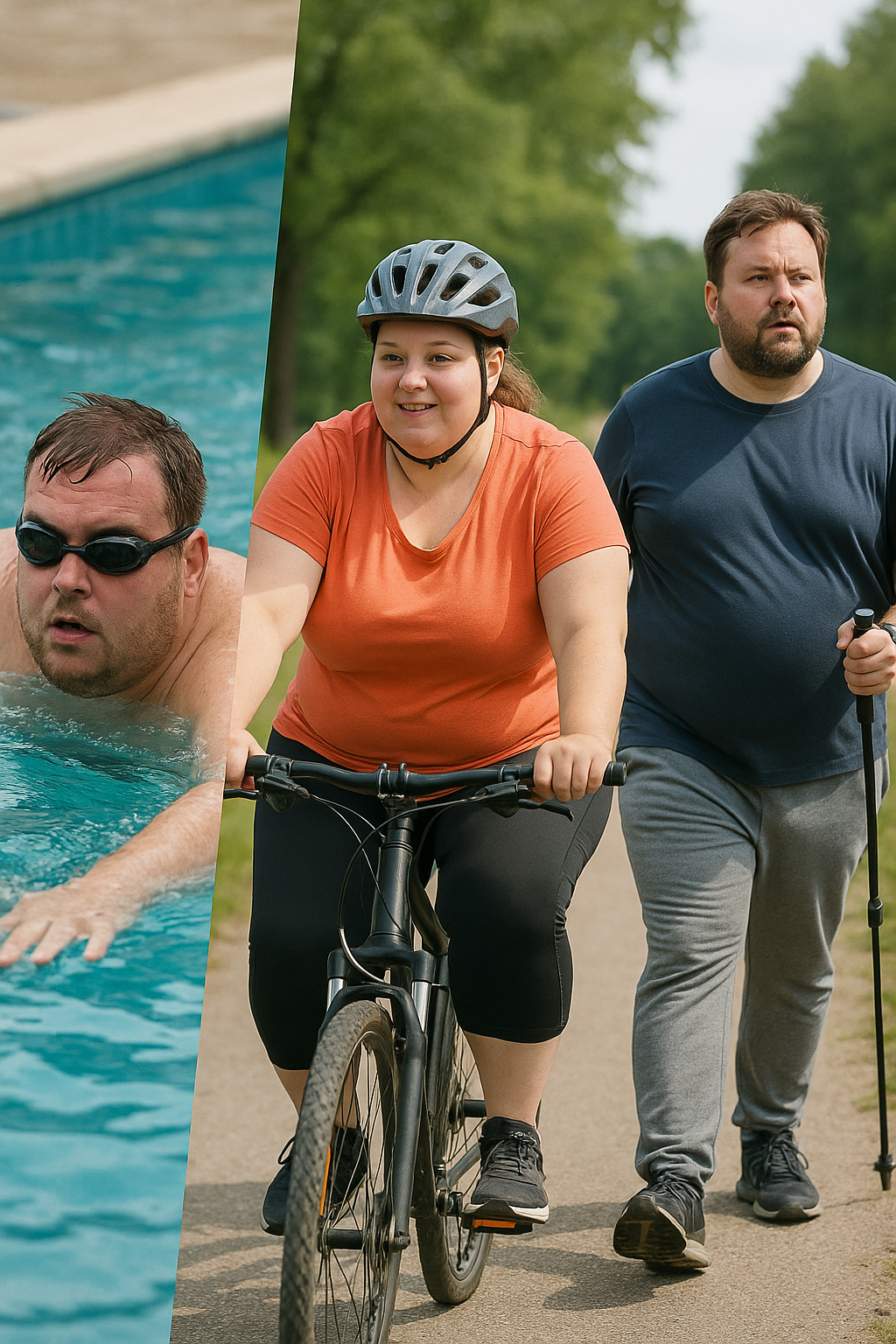 Finde deinen Rhythmus: Sportarten, die für Übergewichtige ideal sind