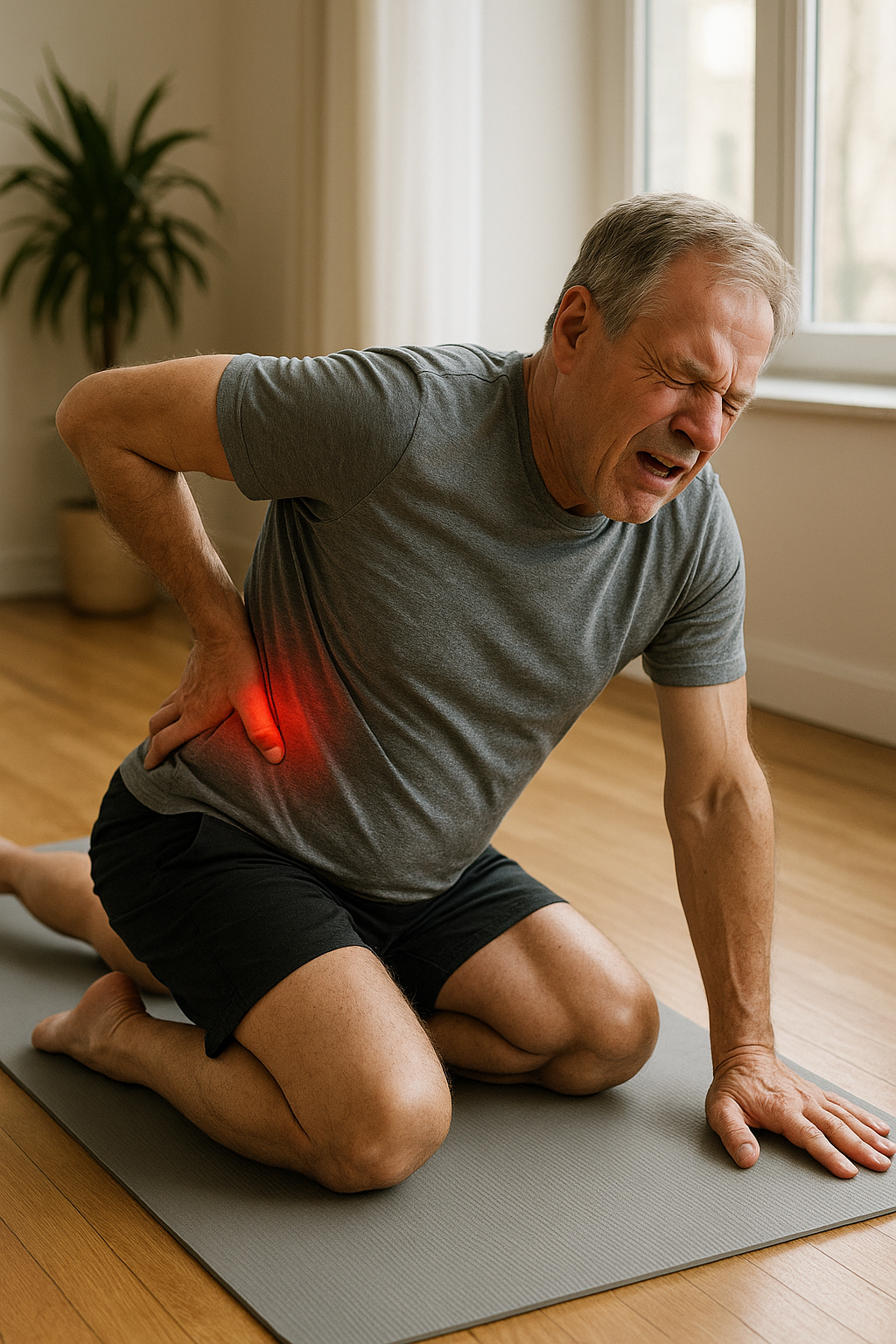 Übungsleser: effektive Übungen bei Hexenschuss in der Lende - Illustration