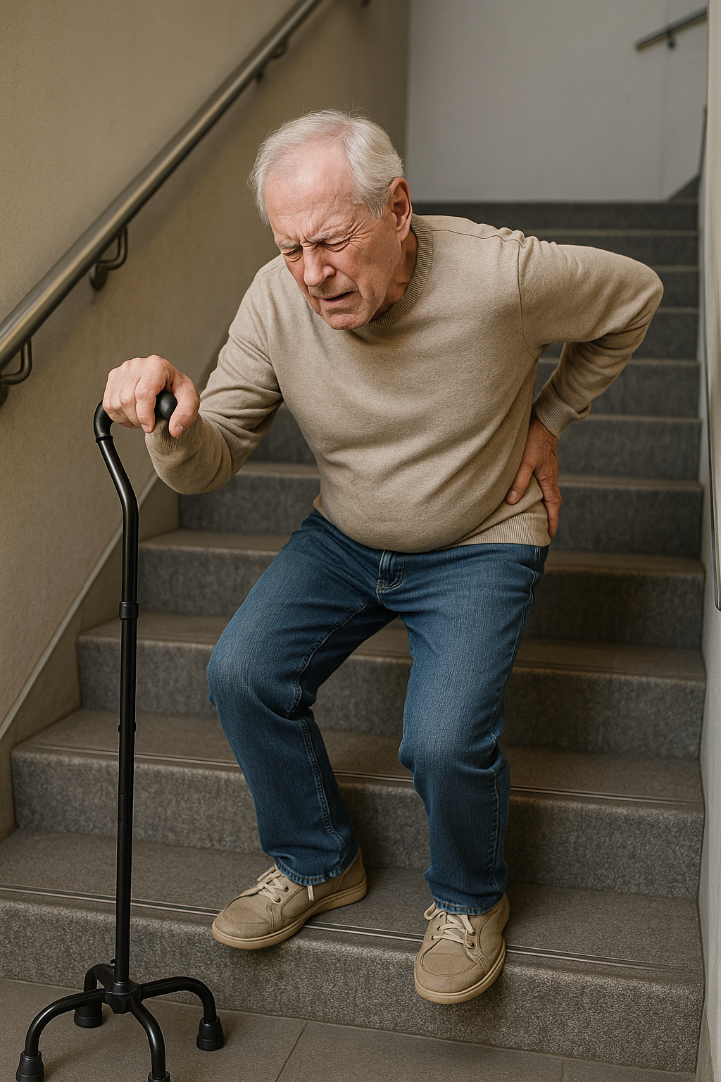 Treppensteigen mit spinalkanalstenose meistern: praktische Tipps für den Alltag