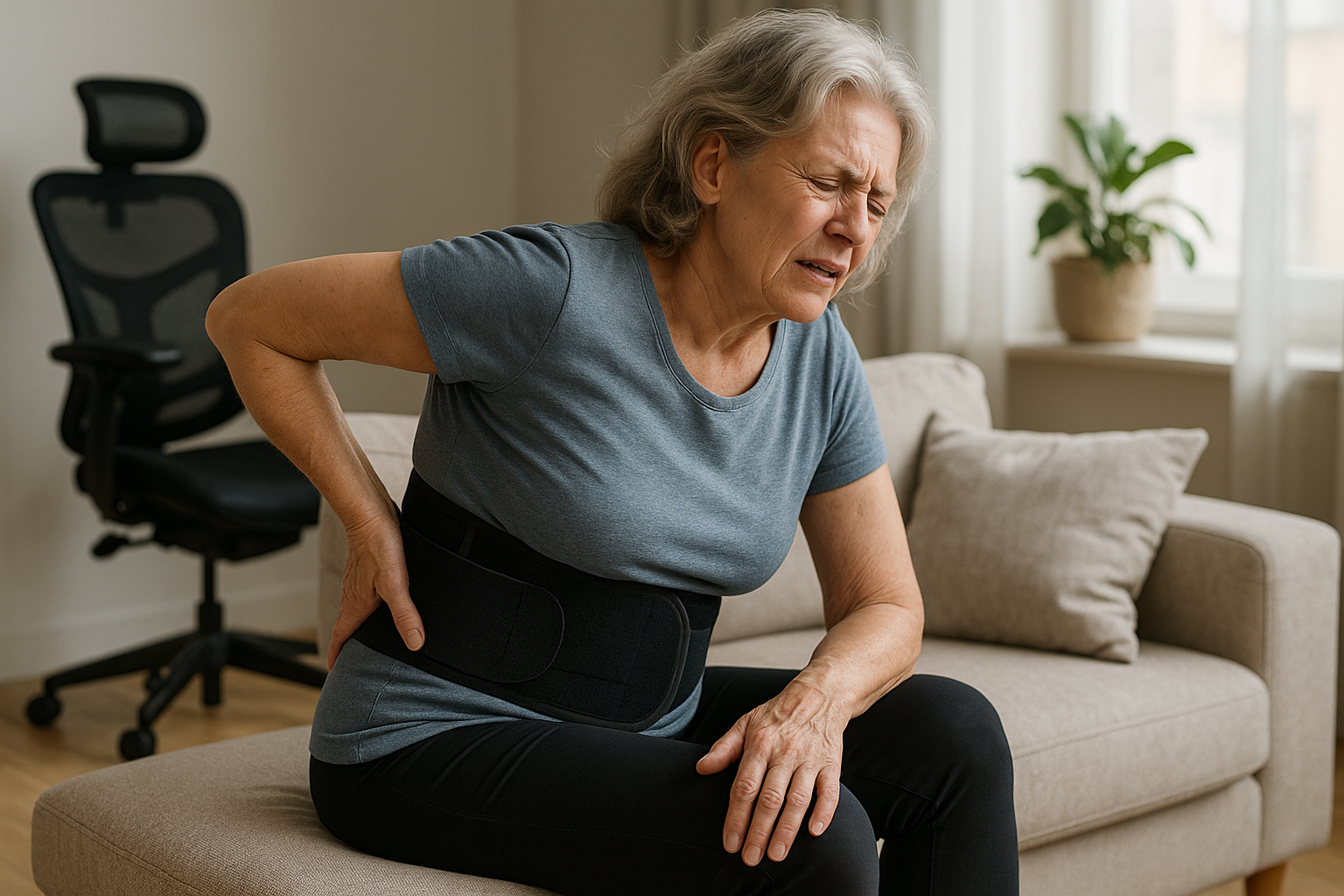 Übungsleser: effektive Übungen bei arthrose in der lendenwirbelsäule - Illustration