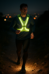 Laufweste mit Licht: sicher und sichtbar bei jedem Schritt