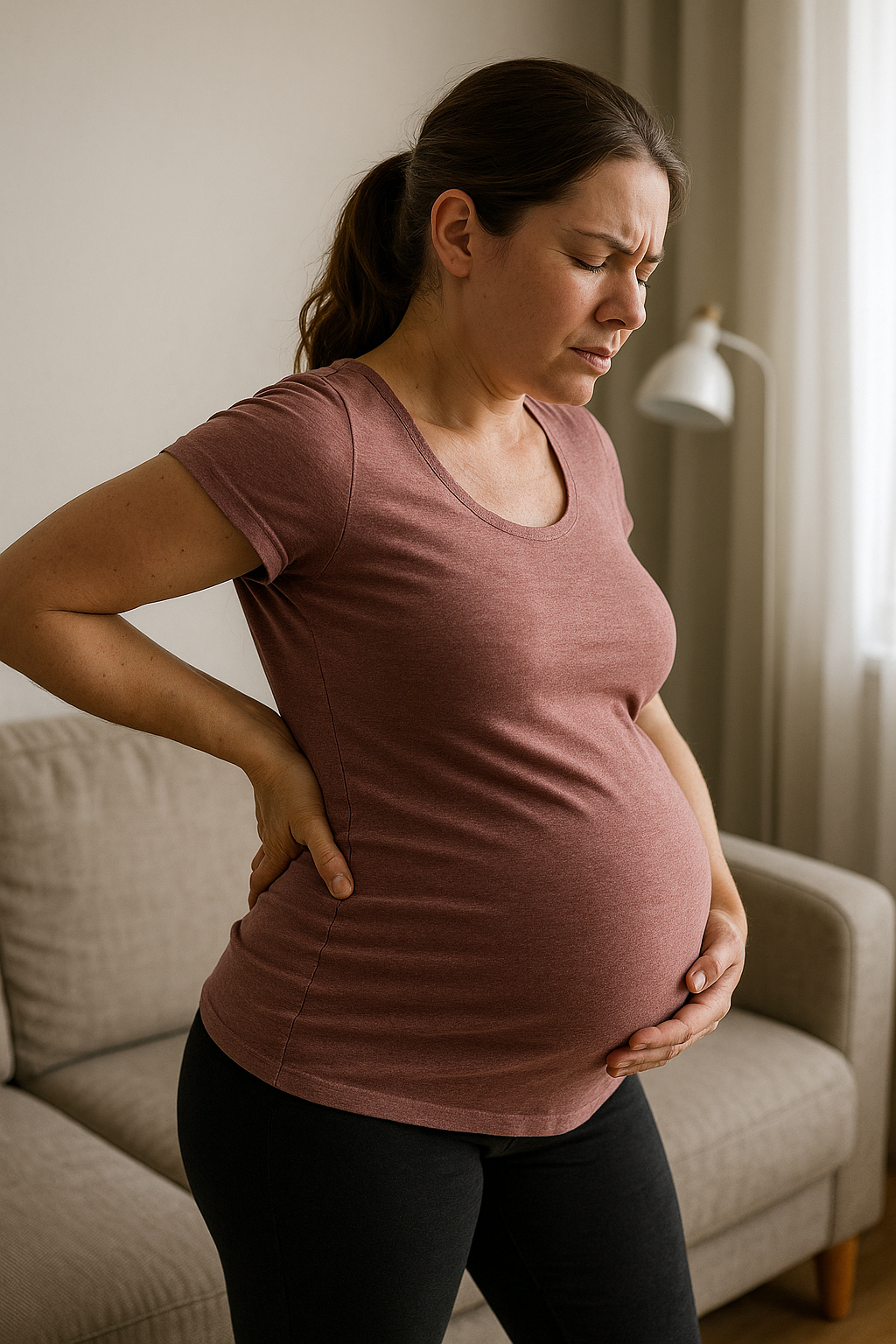 Schwangerschaft ohne Rückenschmerzen erleben: Tipps und Tricks - Illustration