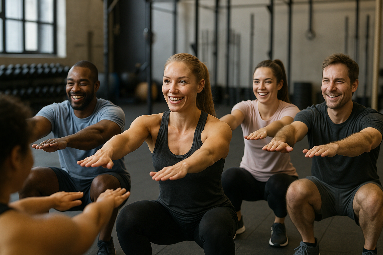 Effizient trainieren: so steigert gruppentraining Ihre Motivation und Fitness - Illustration