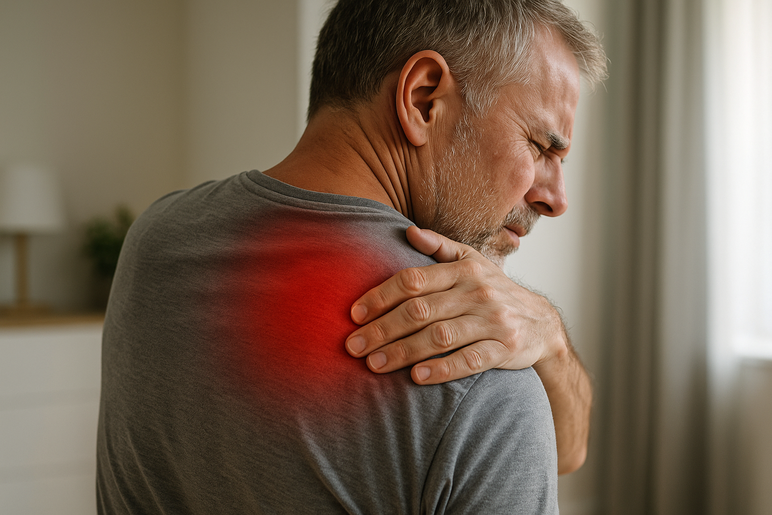 Schmerzfrei durch den Tag: Tipps gegen Schmerzen im oberen Rücken - Illustration