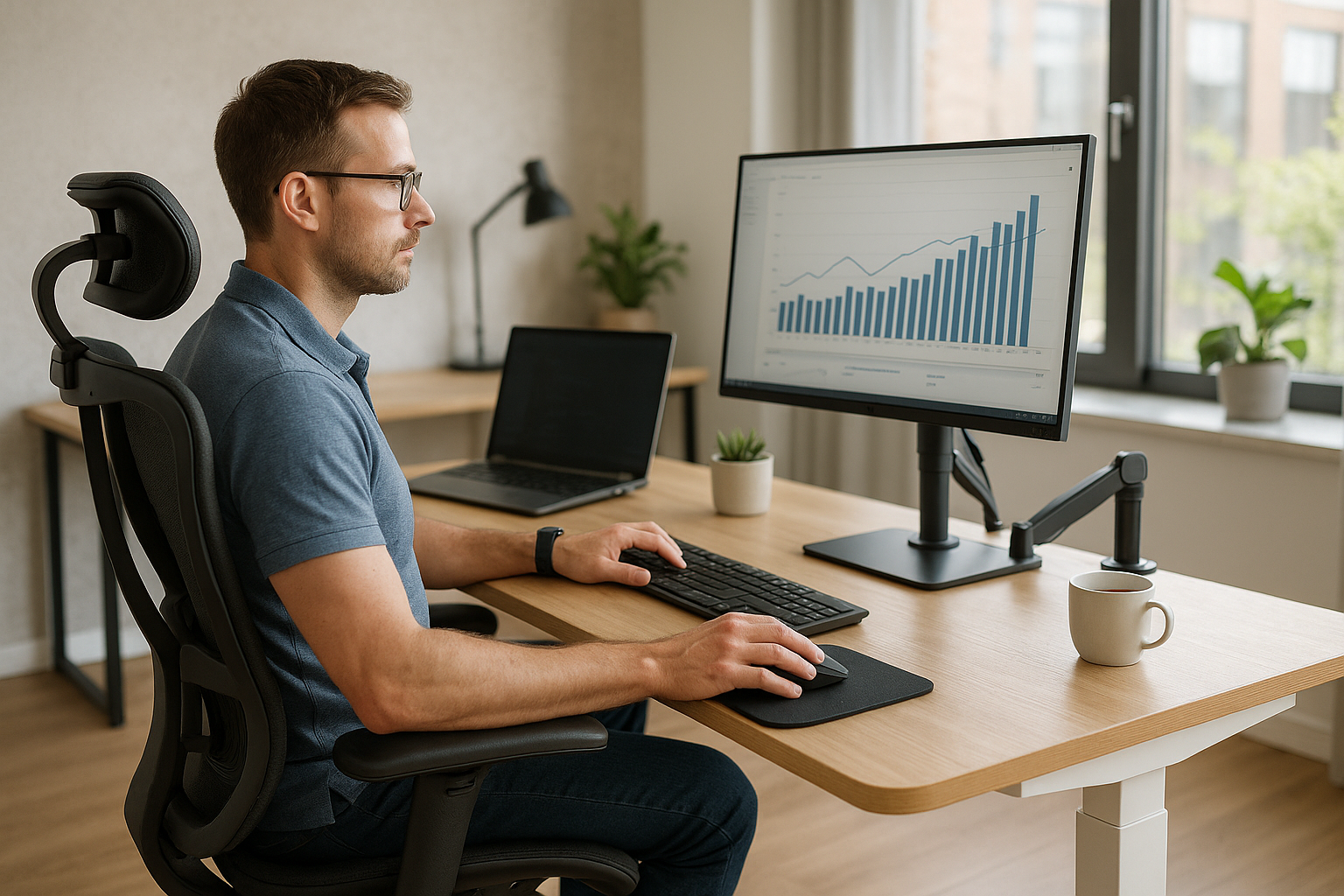 Ergonomie am arbeitsplatz: der schlüssel zu weniger stress und mehr produktivität