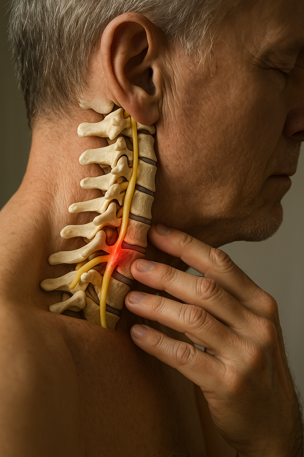 Übungsleser für spinalkanalstenose der halswirbelsäule: effektive Übungen für den Alltag - Illustration