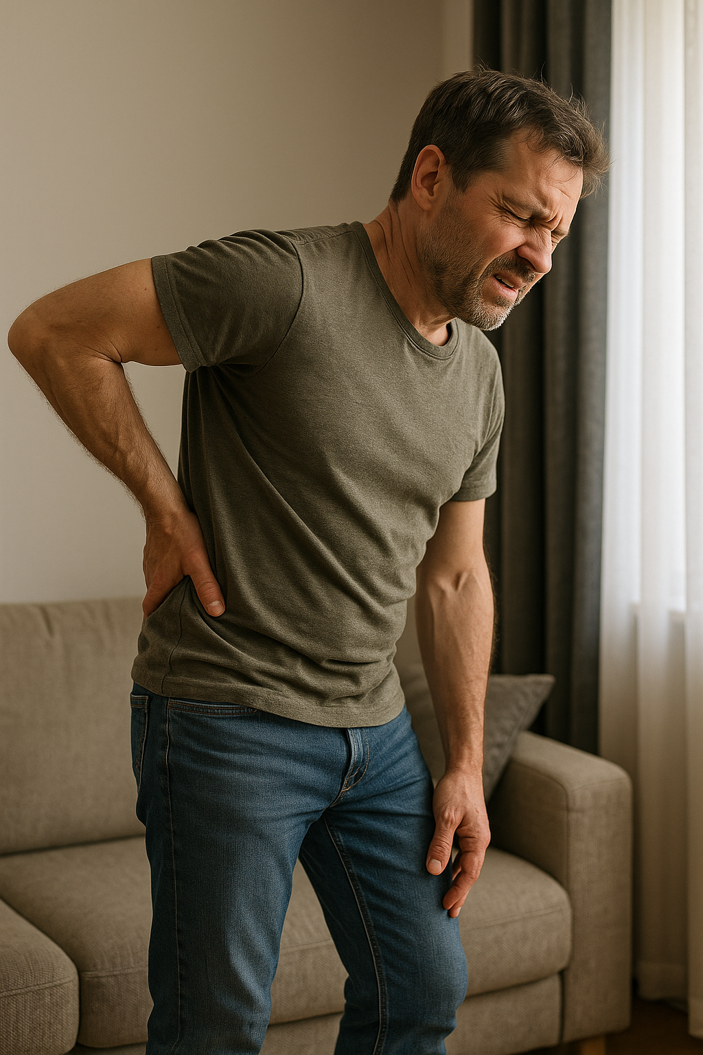 Schmerzfrei und aufrecht: Lösungen für den unteren Rücken und schiefe Haltung - Illustration