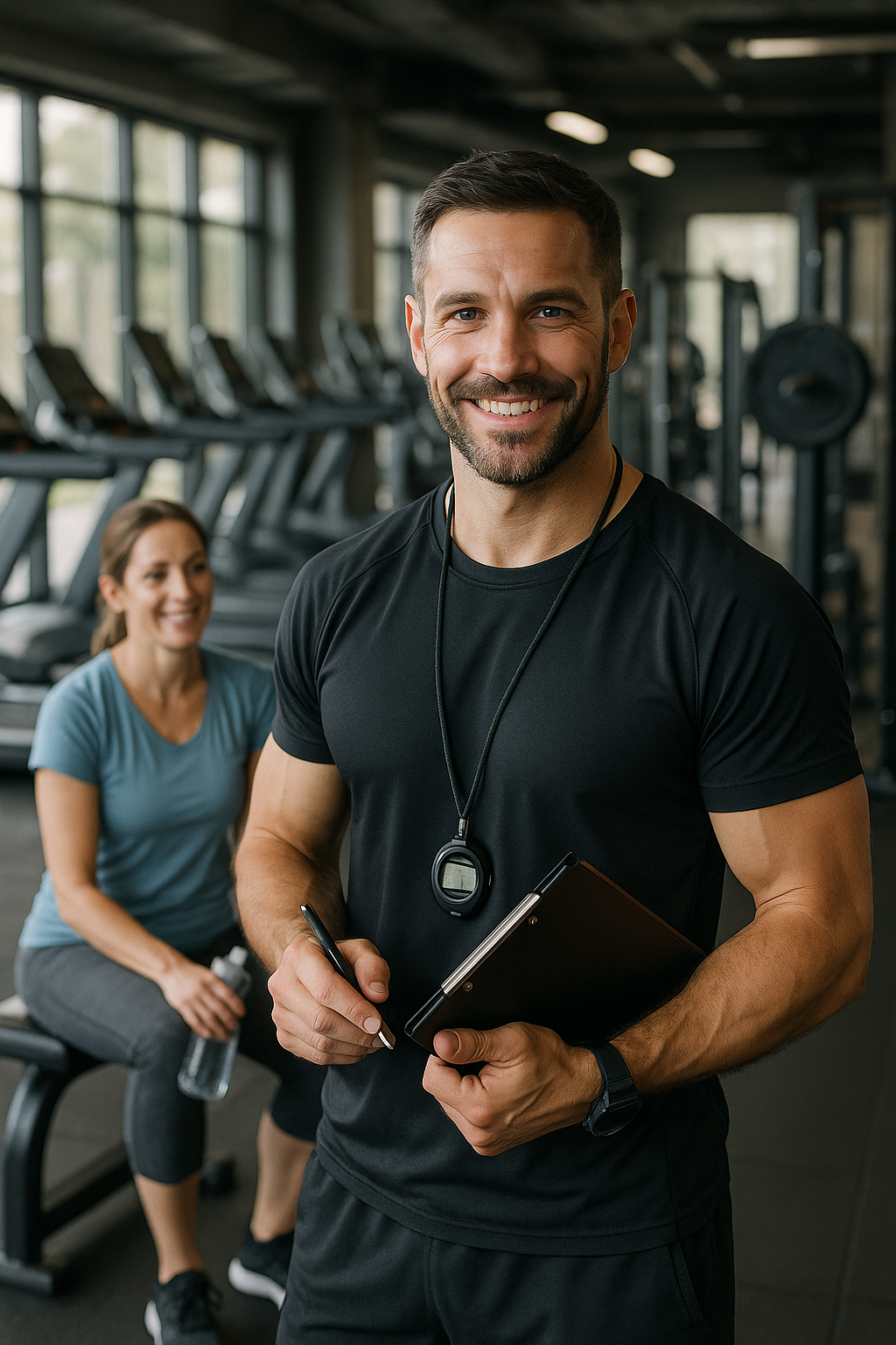 Entdecke deine Karriere als fitness instruktor: dein Weg zum Erfolg im Gesundheits- und Fitnessbereich - Illustration