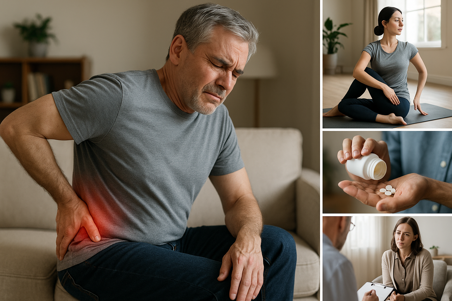 Rückenschmerzen ade: effektive Wege zur Linderung und Heilung - Illustration