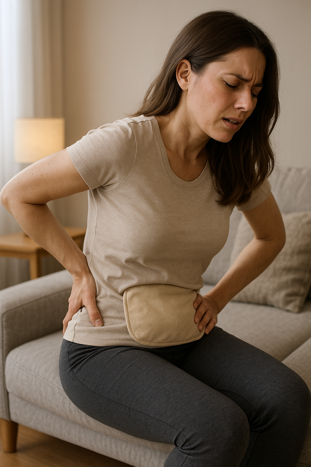 Schmerzen im unteren Rücken nach dem Eisprung: Ursachen und Linderung entdecken - Illustration