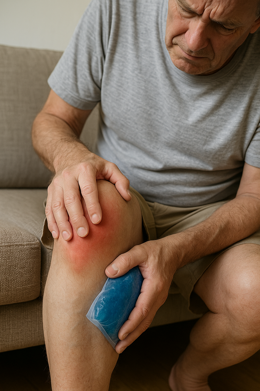 Schmerzen an der Knieinnenseite: Ursachen verstehen und Lösungen finden - Illustration