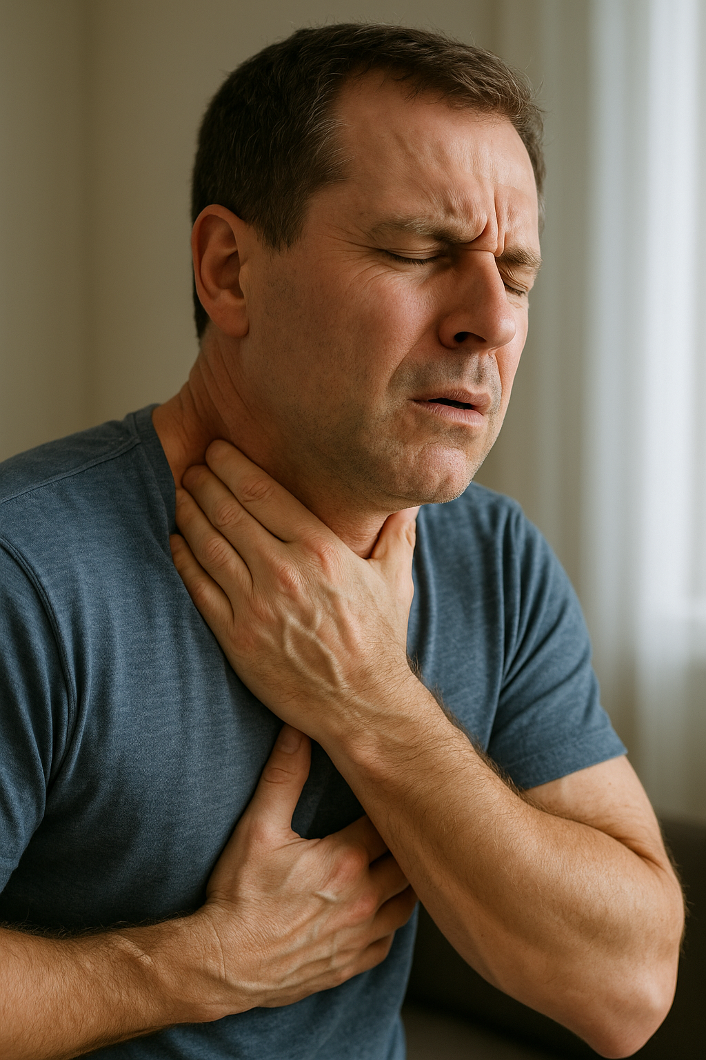 Wenn Schlucken zur Qual wird: Was hinter Rückenschmerzen stecken kann - Illustration