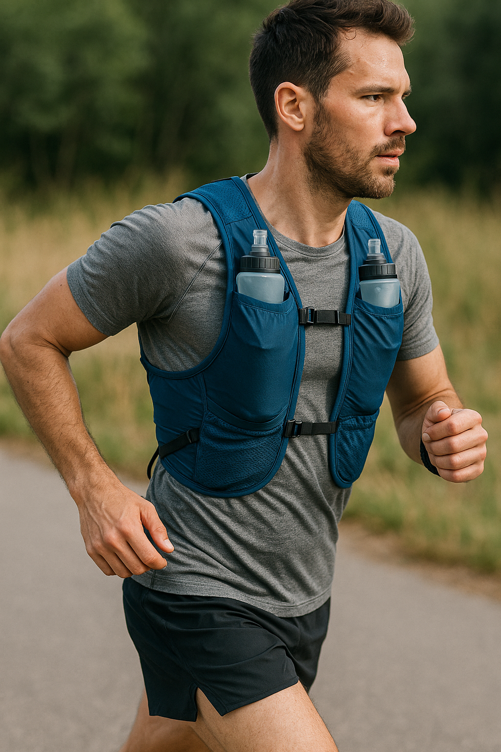 Entdecke die perfekte trinkweste für deinen nächsten langen lauf - Illustration