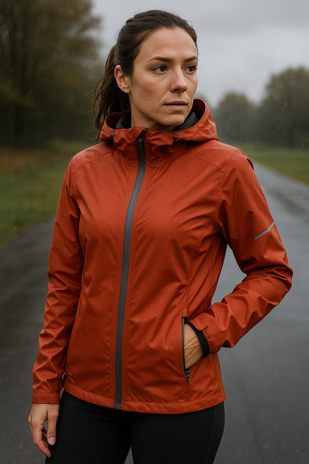 Entdecke die perfekte laufjacke für aktive Damen - Illustration