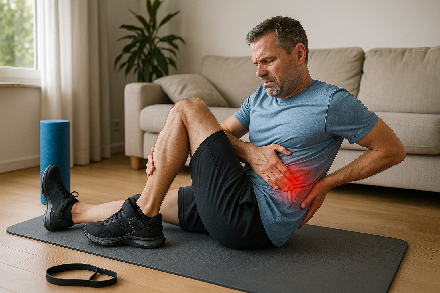 Übungsleser: effektive Übungen gegen Schmerzen in Lende und Gesäß entdecken - Illustration