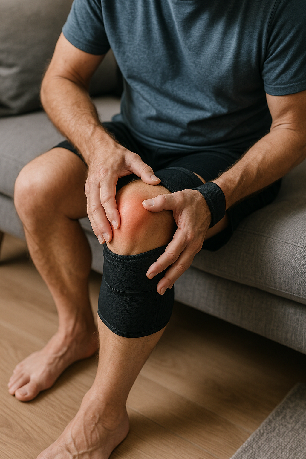 Entzündung im Knie: Schleimbeutel als Ursache für Schmerzen und was Sie tun können - Illustration