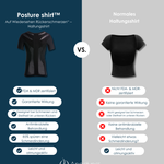 Men's Posture Shirt™ Zipper - Schwarz