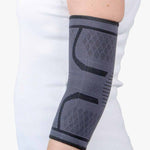 elastische Ellenbogenbandage die Halt bietet