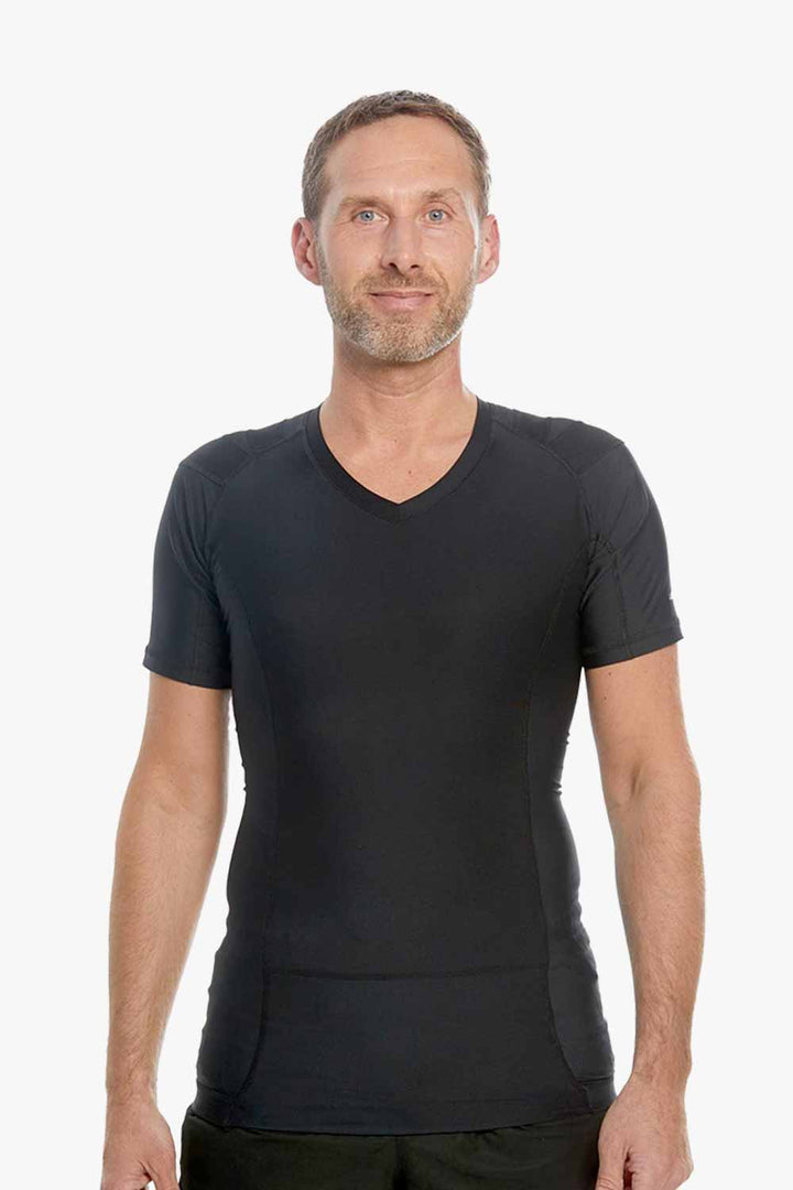 haltungskorrektur shirt für männer von vorne gesehen