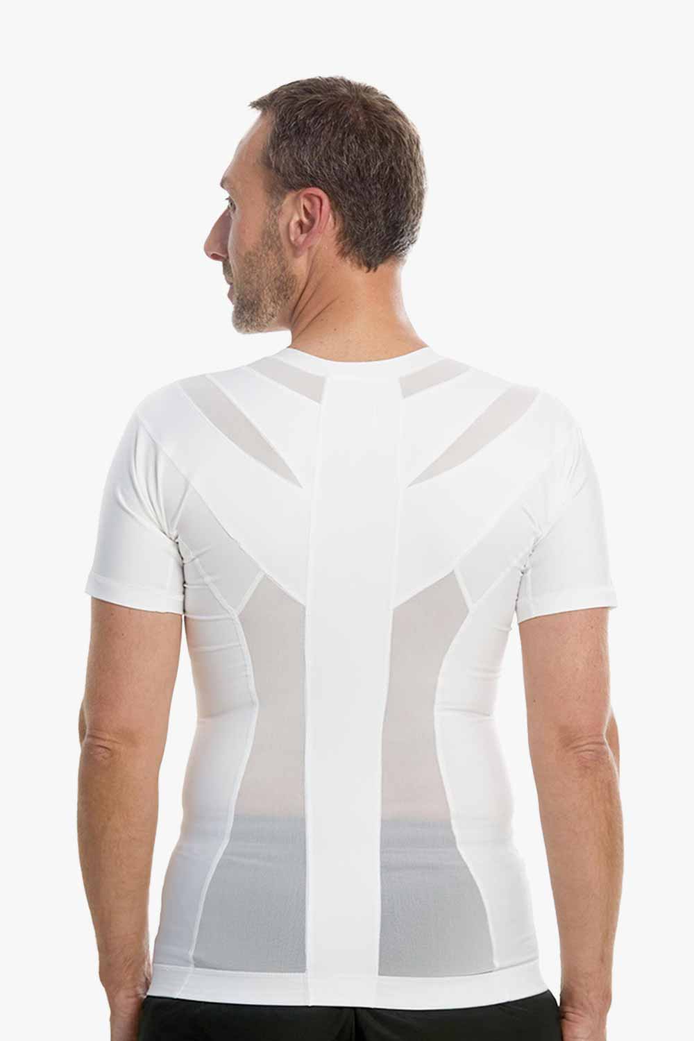 weiß posture shirt für männer