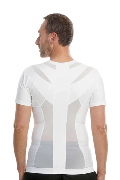Men's Posture Shirt™ Zipper - Weiß
