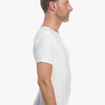 weiss posture shirt fördert haltungskorrektur