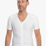 weiss haltungskorrektur shirt mit zipper