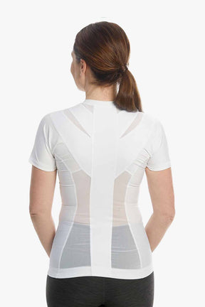 weißes haltungskorrigierende Shirt für Damen