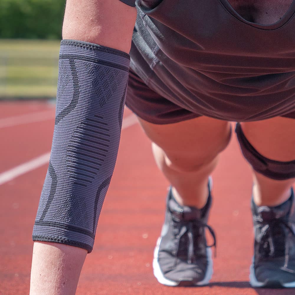  elastische Ellenbogenbandage für Sport und Training